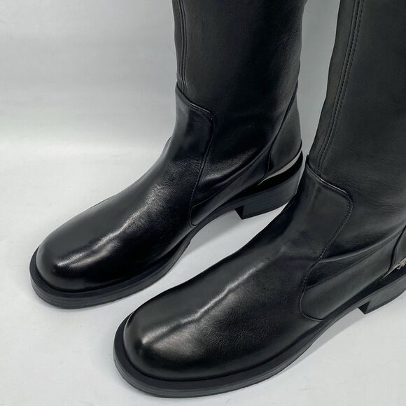 Stuart Weitzman Bold SW Logo Slouch Boots size 6.5 - Picture 5 of 14